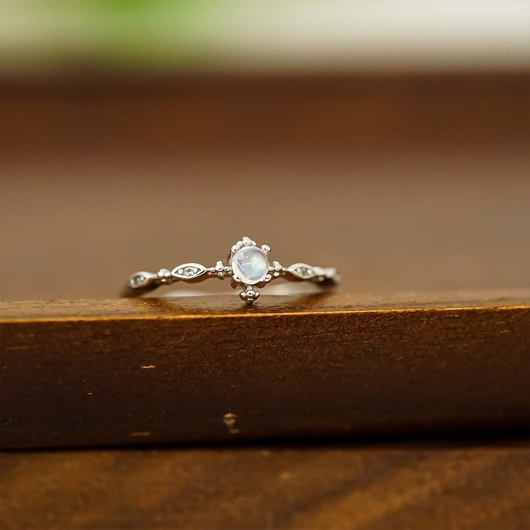 Peace Within Moonstone Ring