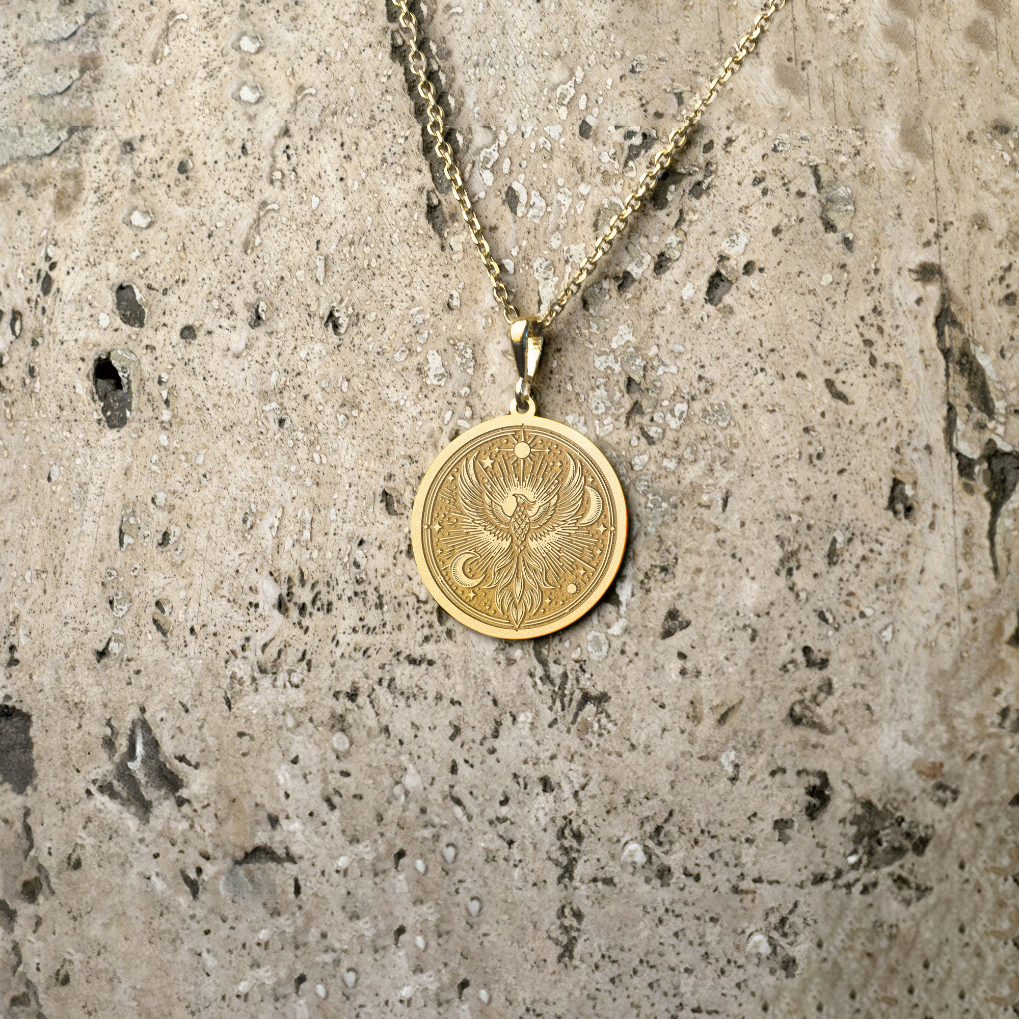 Symbol Of Rebirth Phoenix Necklace