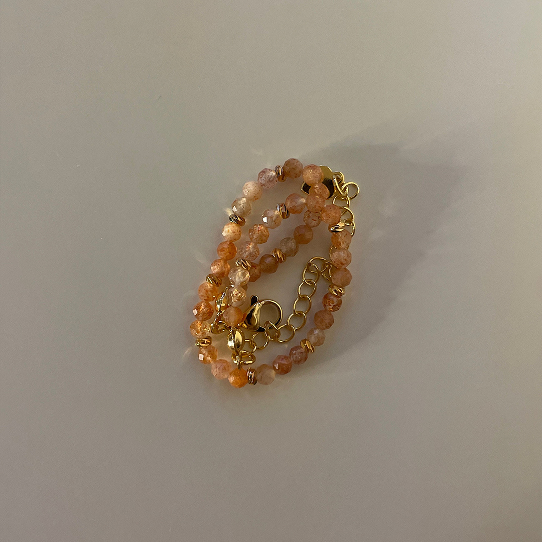 Multiple Sclerosis Awareness Sunstone Bracelet