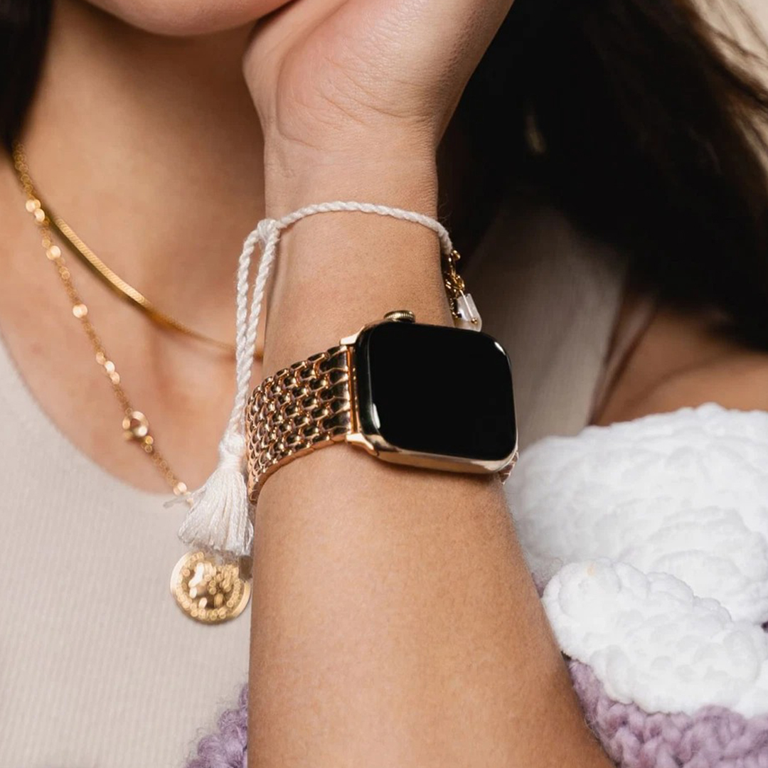 Gold Metal Apple Watch Band