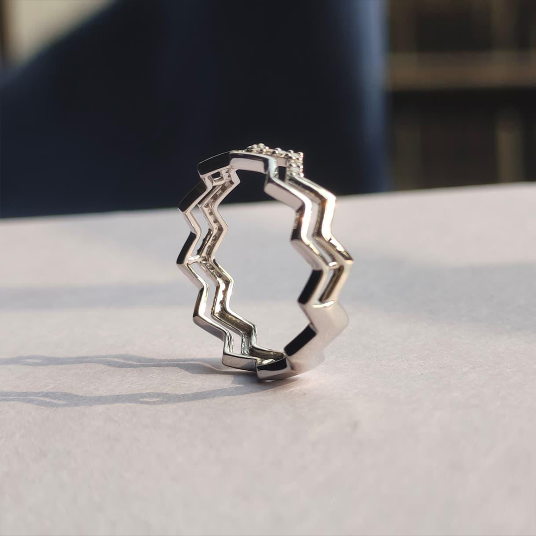 Deep Waters Faith Eternity Ring