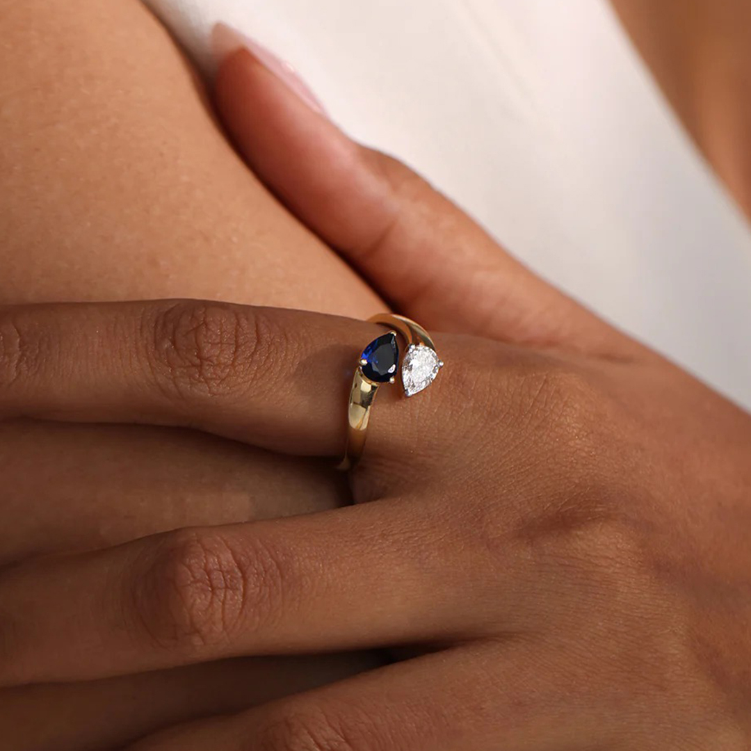 After All Soulmates Always End Up Together Open Birthstone Ring