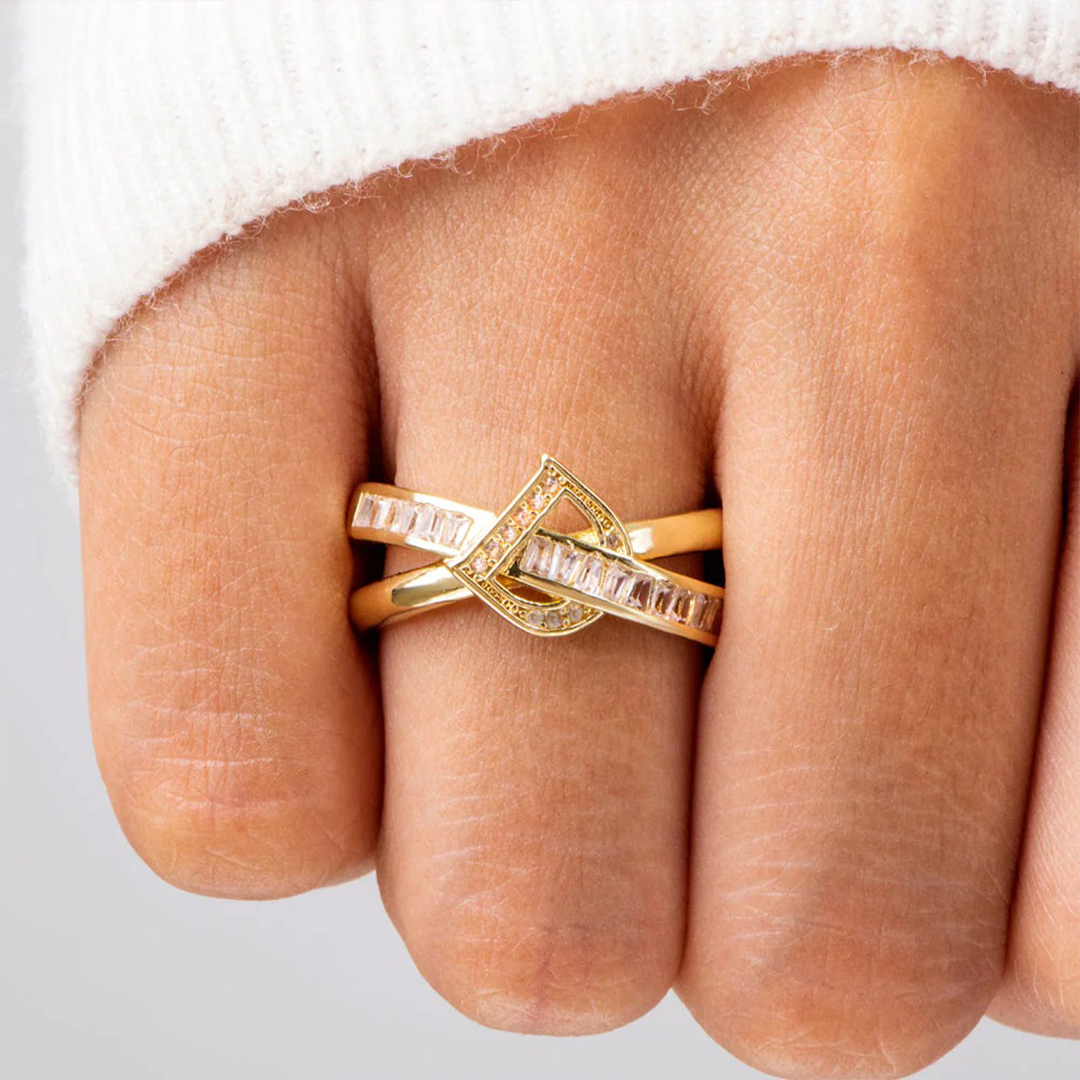 To My Daughter D Knot Ring