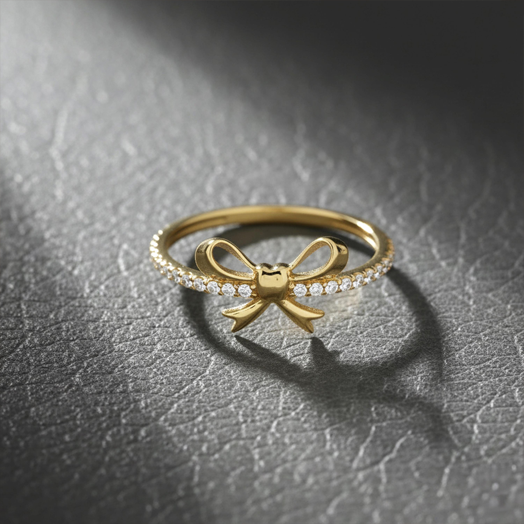 Mother-Daughter Bond Bow Ring
