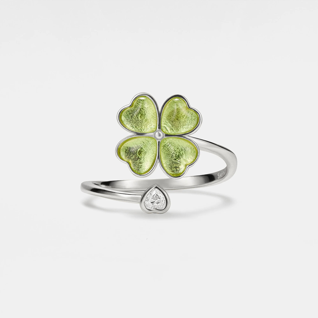 Four Leaf Clover Lucky Ring