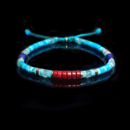 World DiabetesTurquoise Minimalist Bracelet