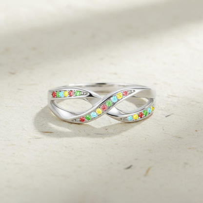 Autism Awareness Infinite Strength Ring
