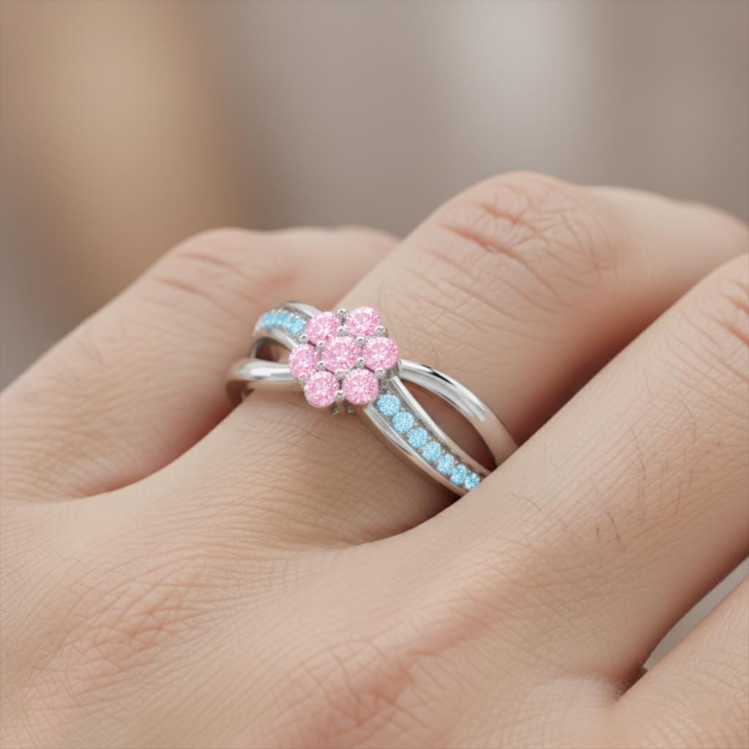 Forever My Angel Floral Ring