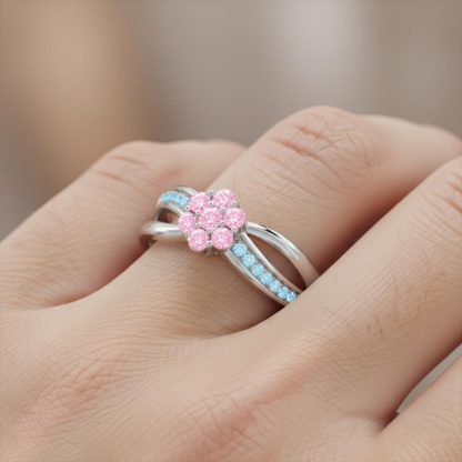 Forever My Angel Floral Ring