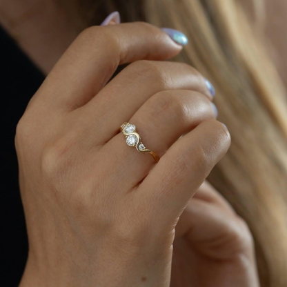 Through Deep Waters Infinity Twist Ring