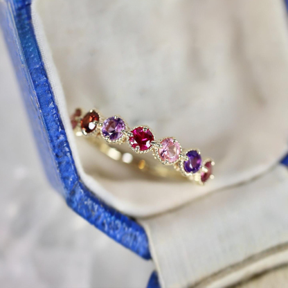 Grandma’s Tears of Joy A Lifetime of Love Birthstone Ring