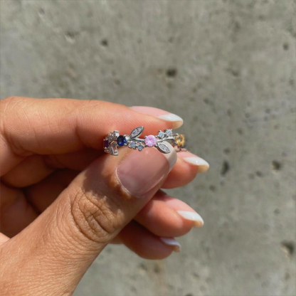 Grandma's Tears Of Joy Precious Generations Birthstone Ring