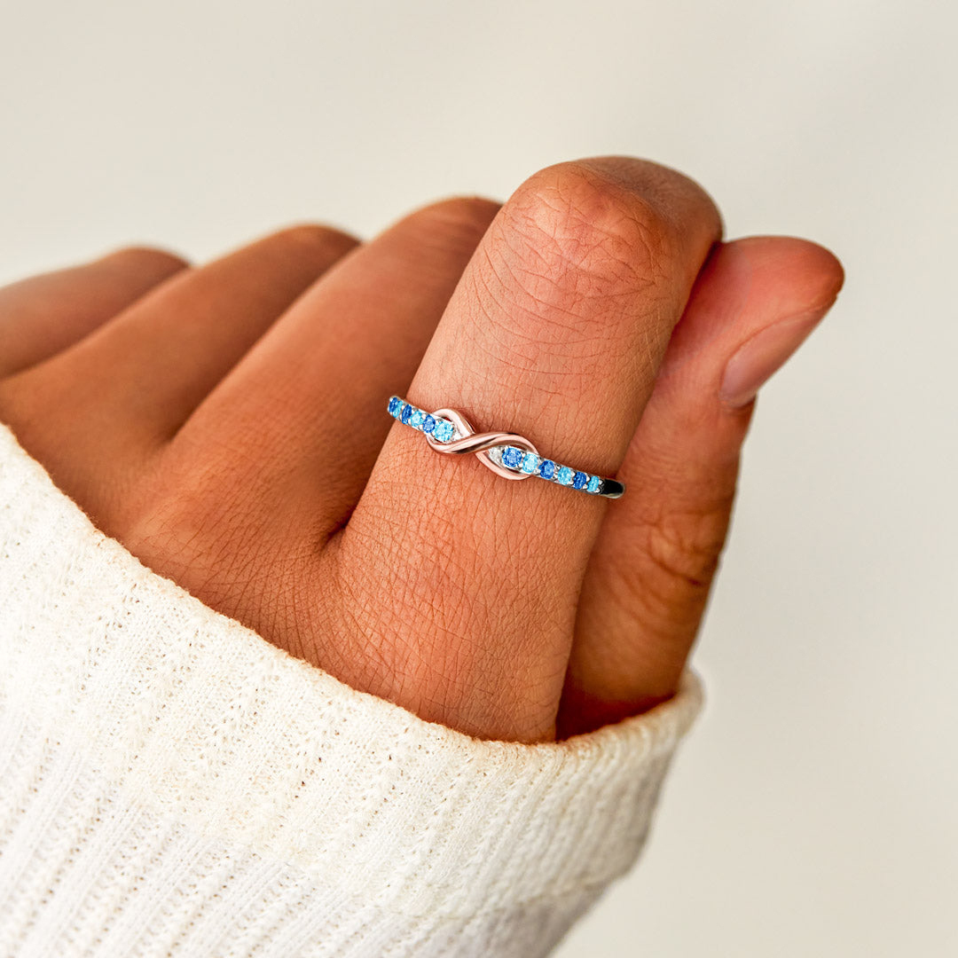 Autism Awareness Strength of My Blue Star Ring