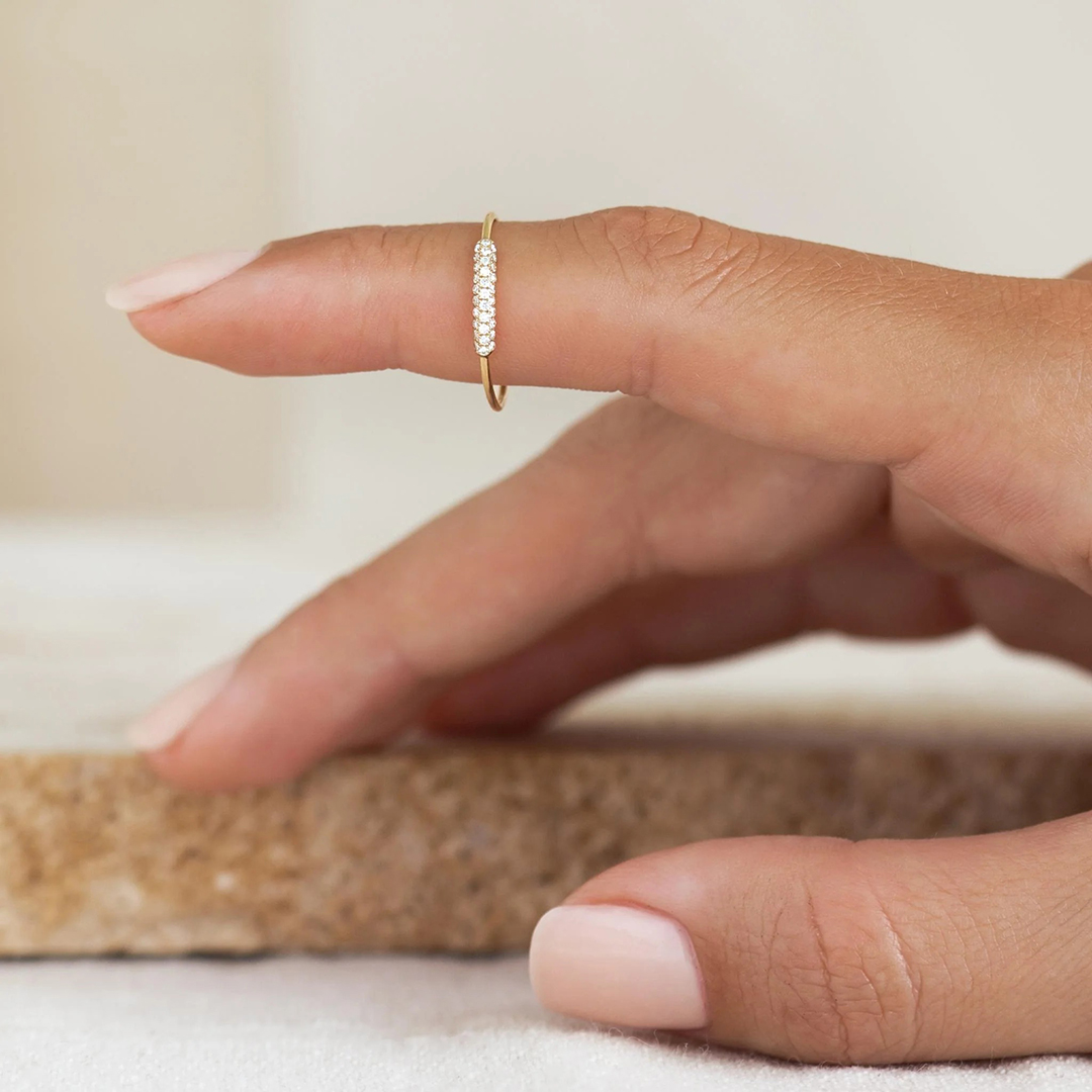 Choosing Myself Diamond Pave Ring