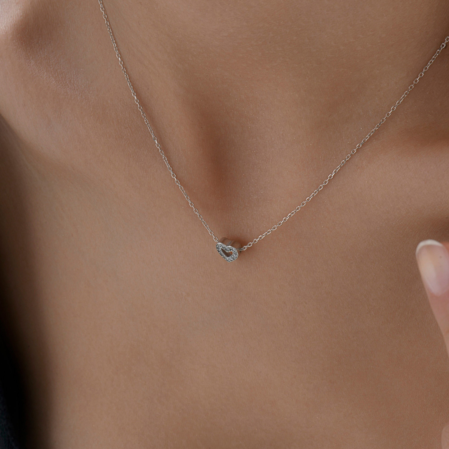 Self Love Cute Tiny Heart Necklace