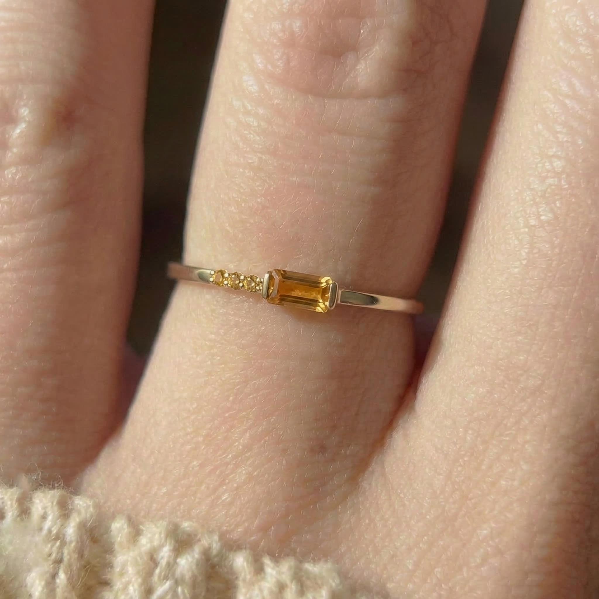 Multiple Sclerosis Awareness Nobody Fights Alone Baguette Ring