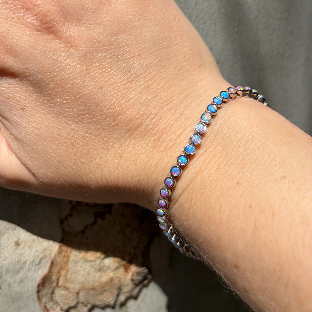 World Thyroid Day Opal Bracelet