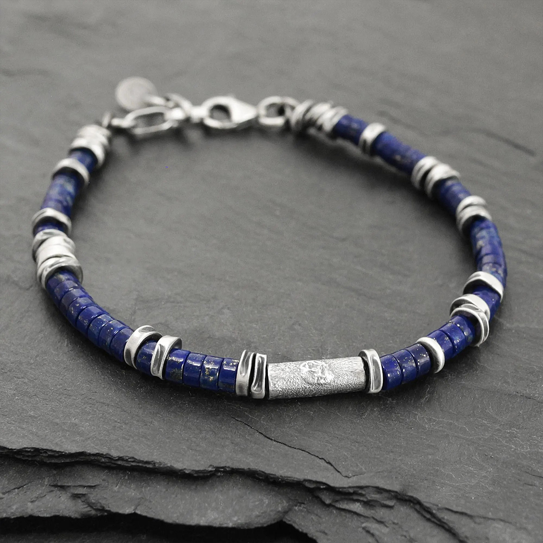 Prostate Cancer Awareness Courage Blue Bracelet