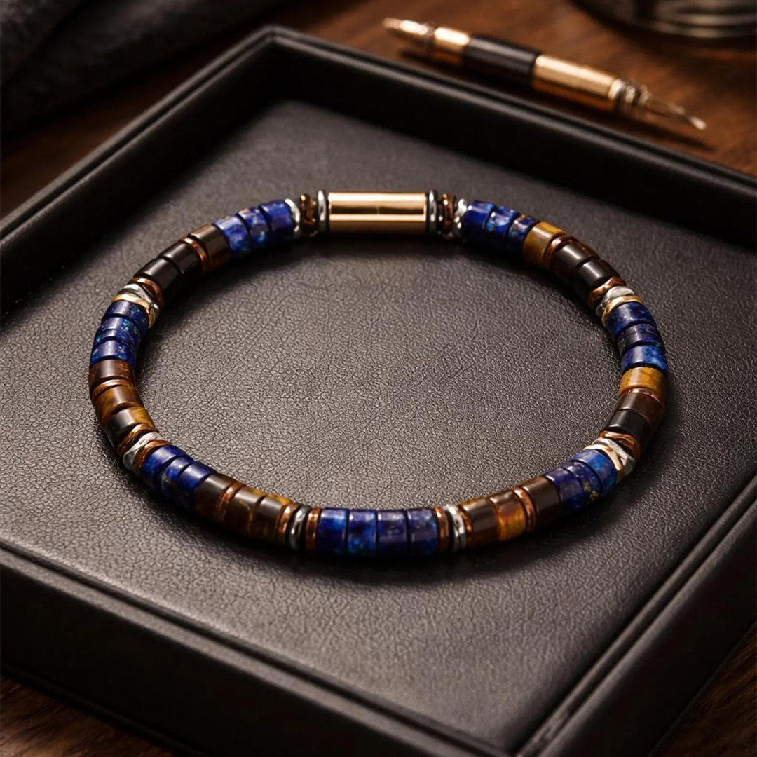 Prostate Cancer Awareness Tiger Eye Bracelet