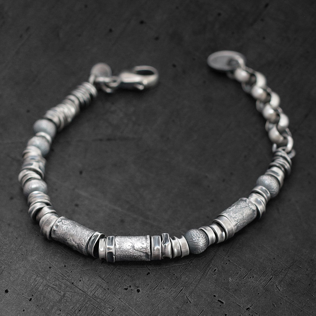 FUCK Parkinsons Grey Bead Bracelet