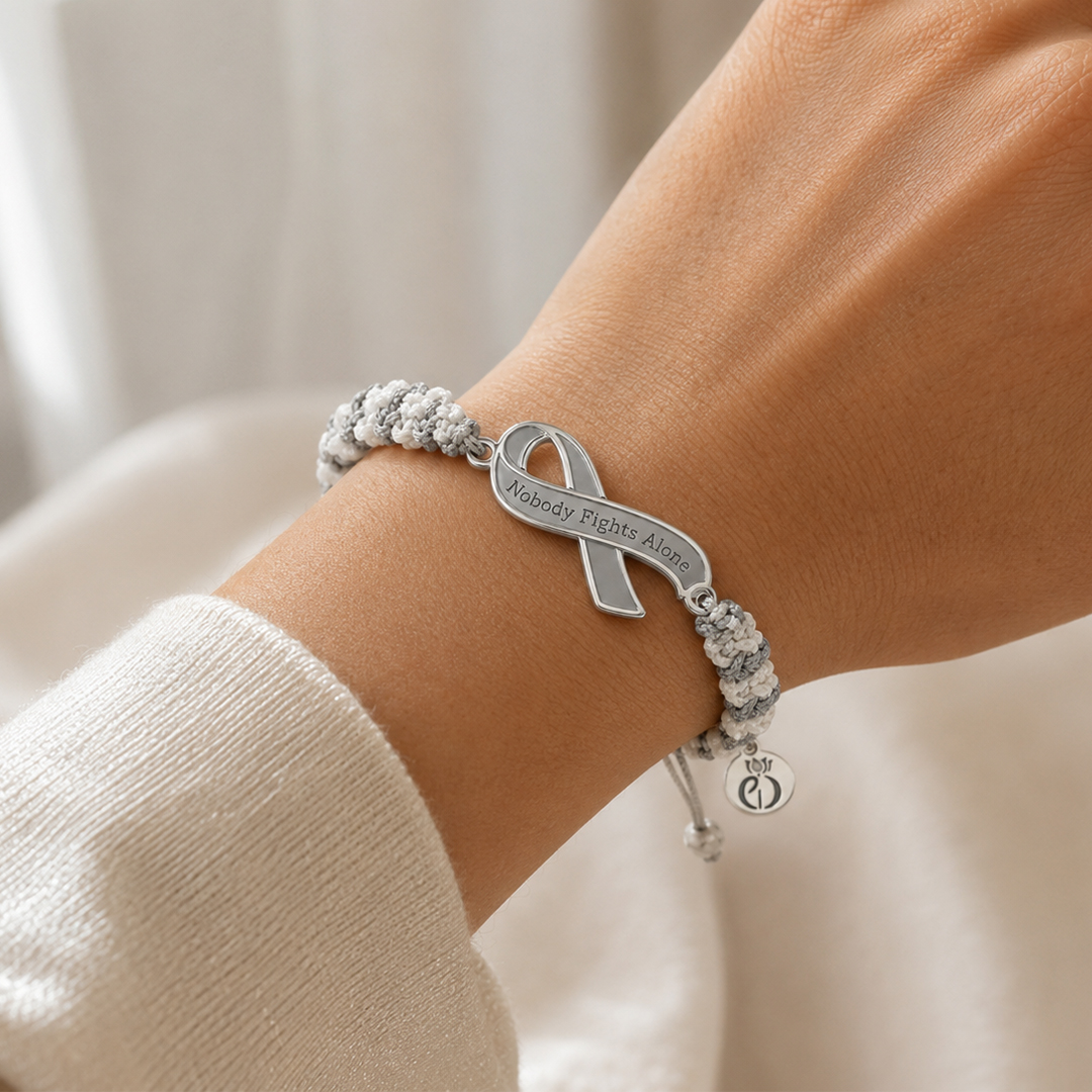 FUCK Parkinson’s Nobody Fights Alone Awareness Ribbon Bracelet