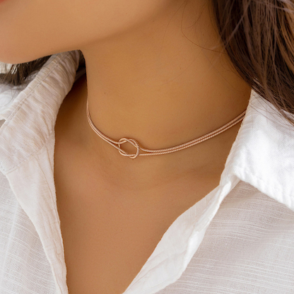 Mother & Daughter Bond Knot Necklaces