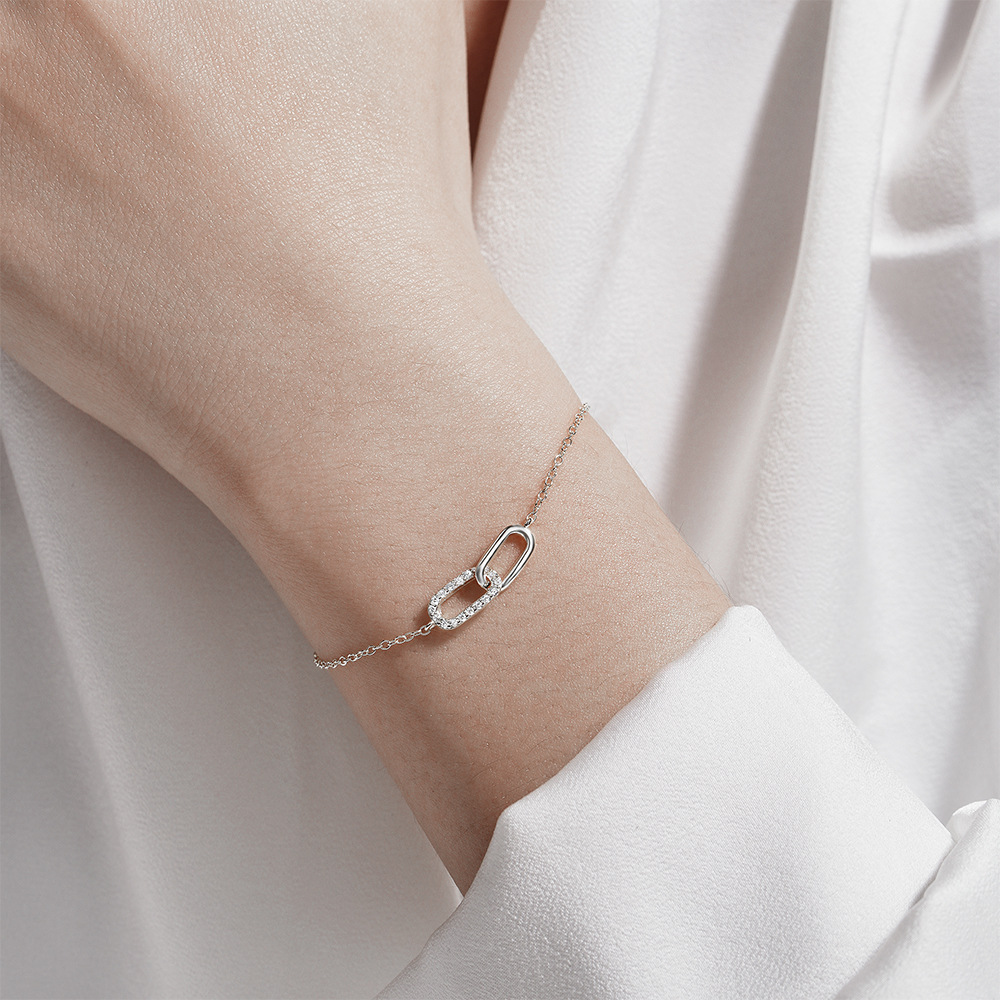 Unbreakable Friendship Is An Emotional Anchor Linked Bracelet