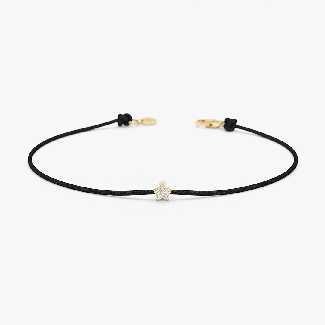 I'm Always Here Mini Diamond Star Bracelet