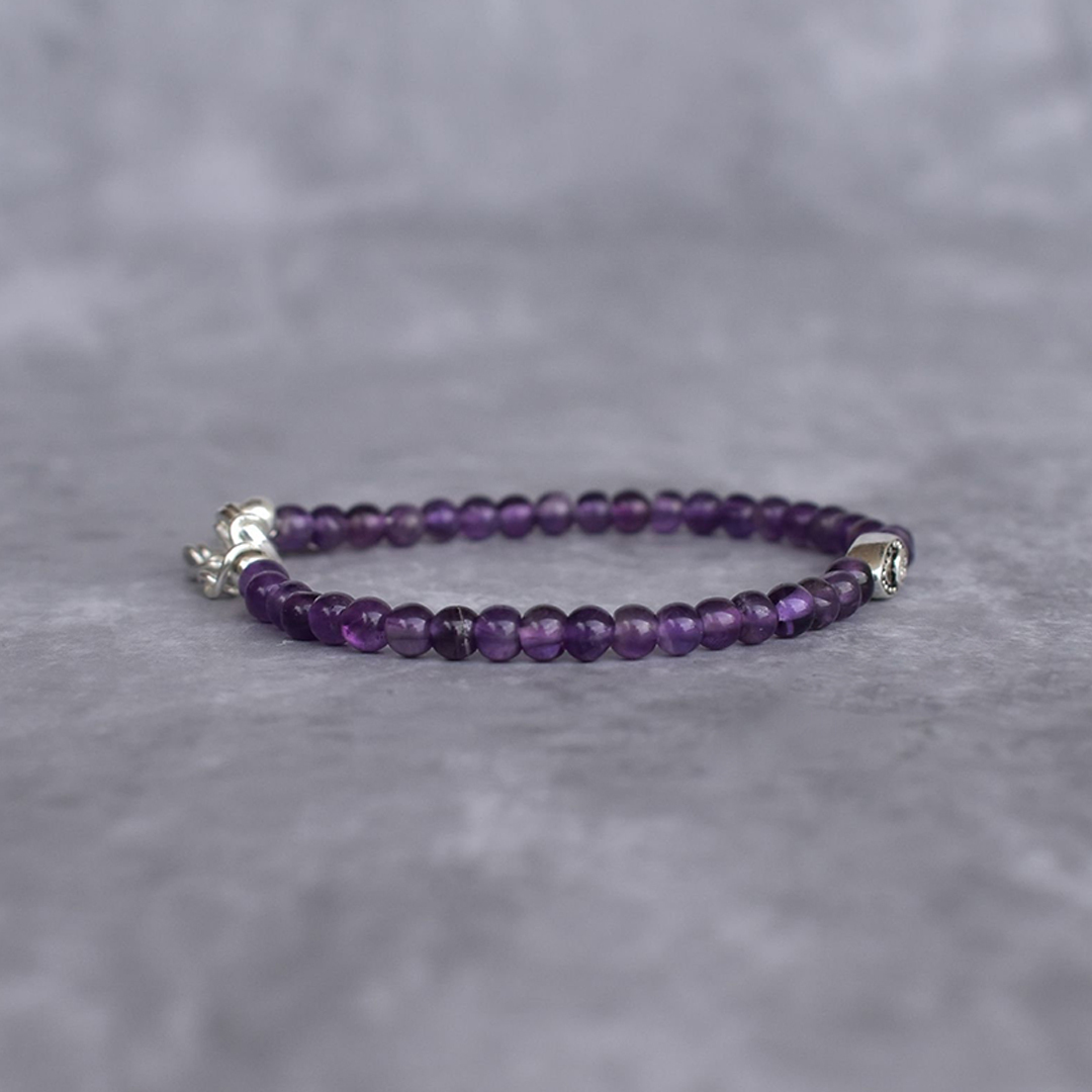 Lupus Awareness Evil Eye Charm Bracelet