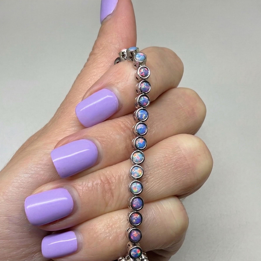 World Thyroid Day Opal Bracelet