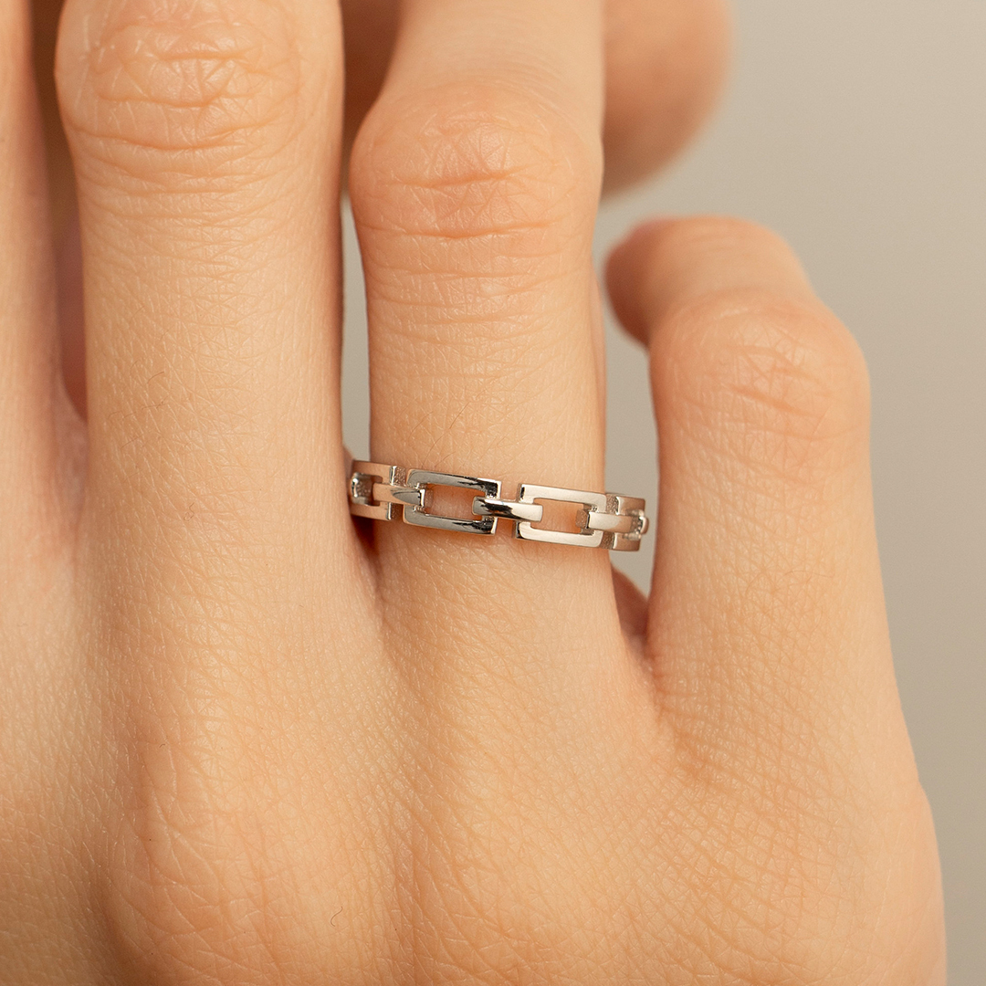 Unbreakable Mother & Daughter Chain Ring