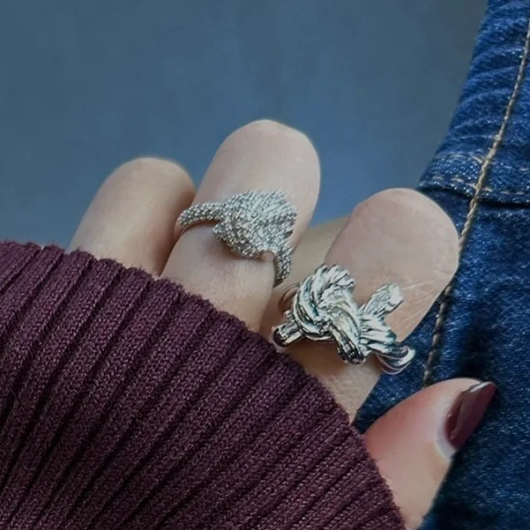 Wens Knot Silver Ring