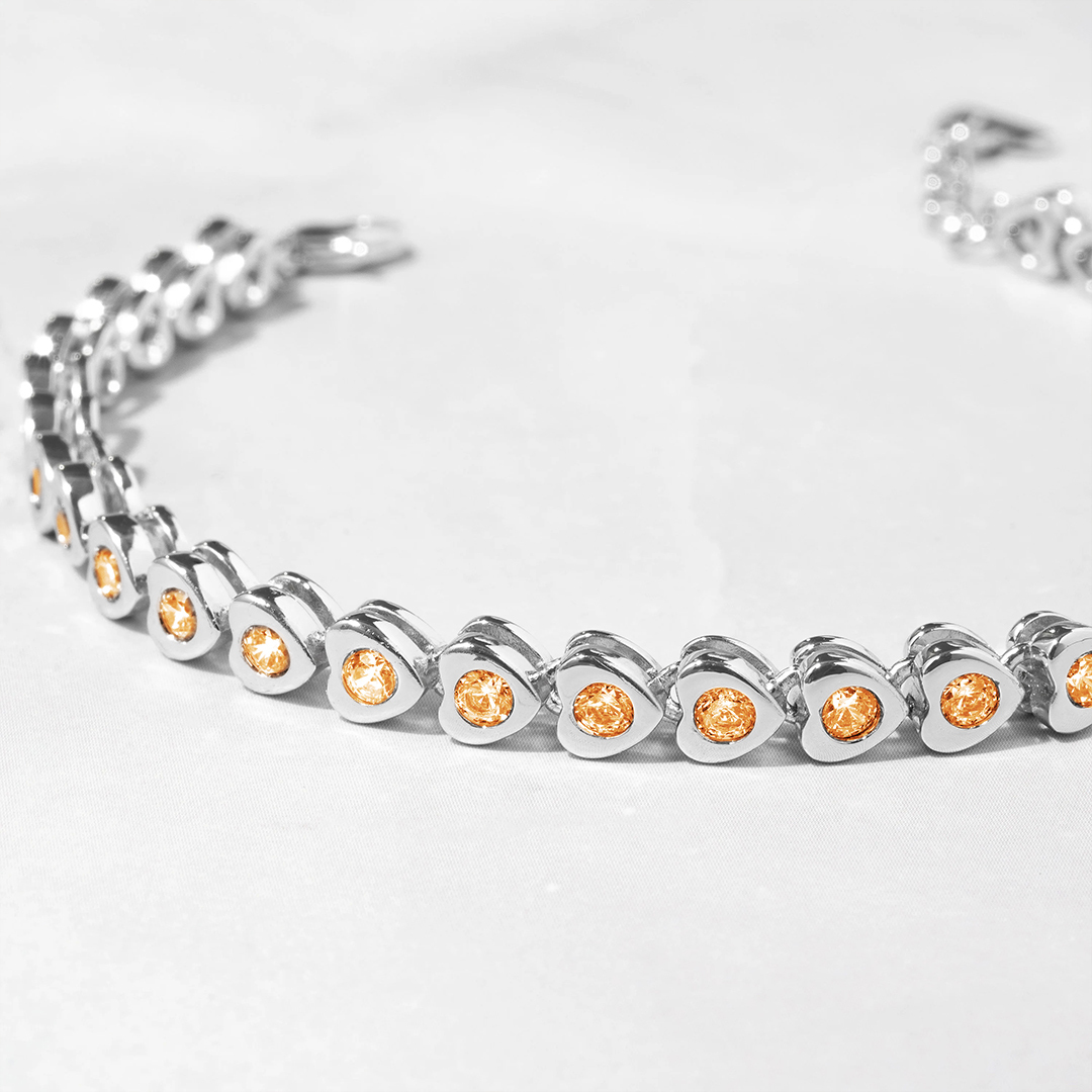 Multiple Sclerosis Awareness Courageous Hearts Bracelet
