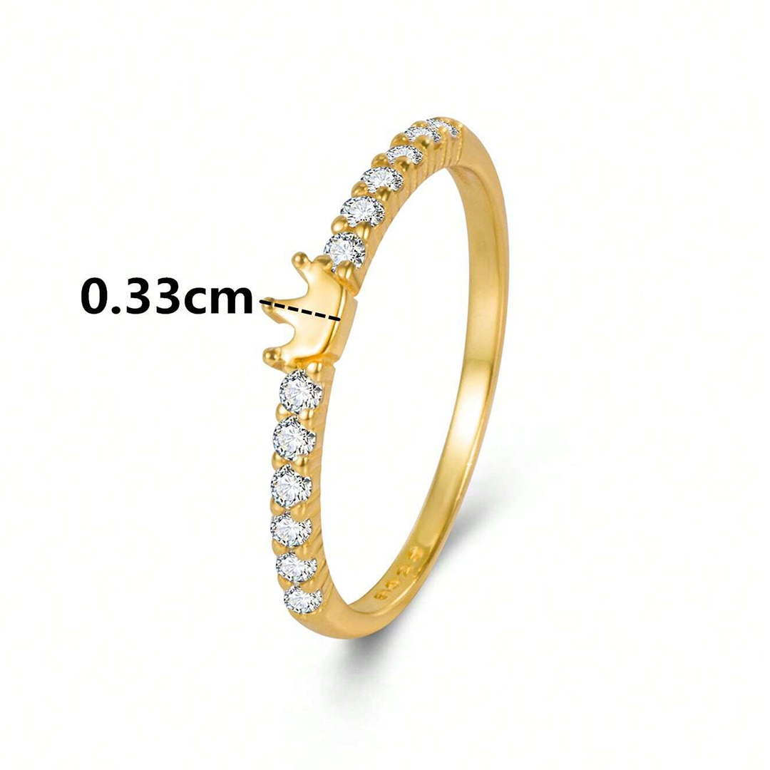 Minimalist Crown Ring
