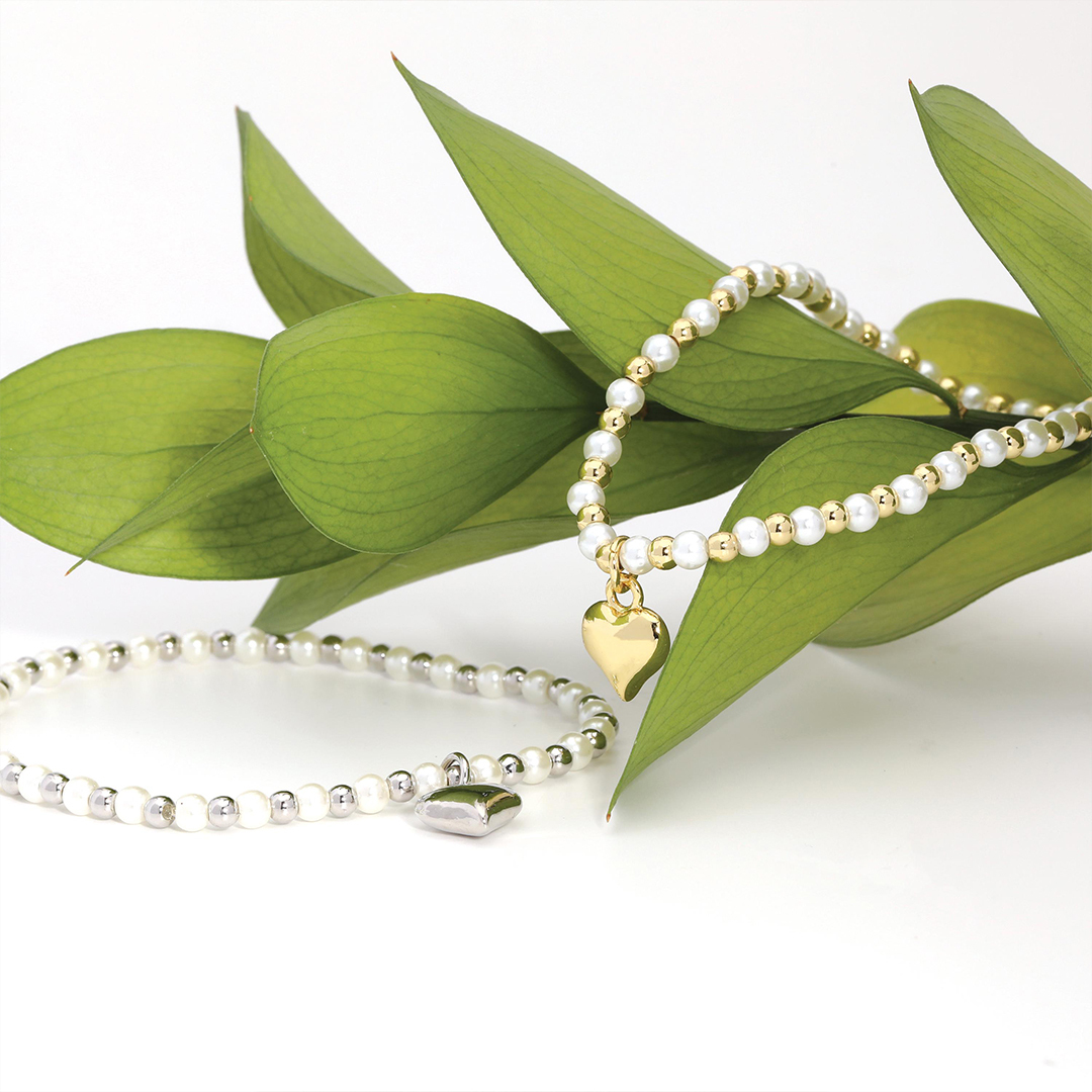 To Me From Me Stretch Beaded Bracelet