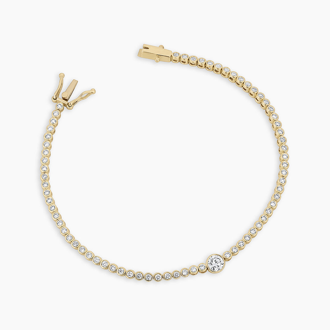 To Me From Me Diamond Circle Tennis Bracelet