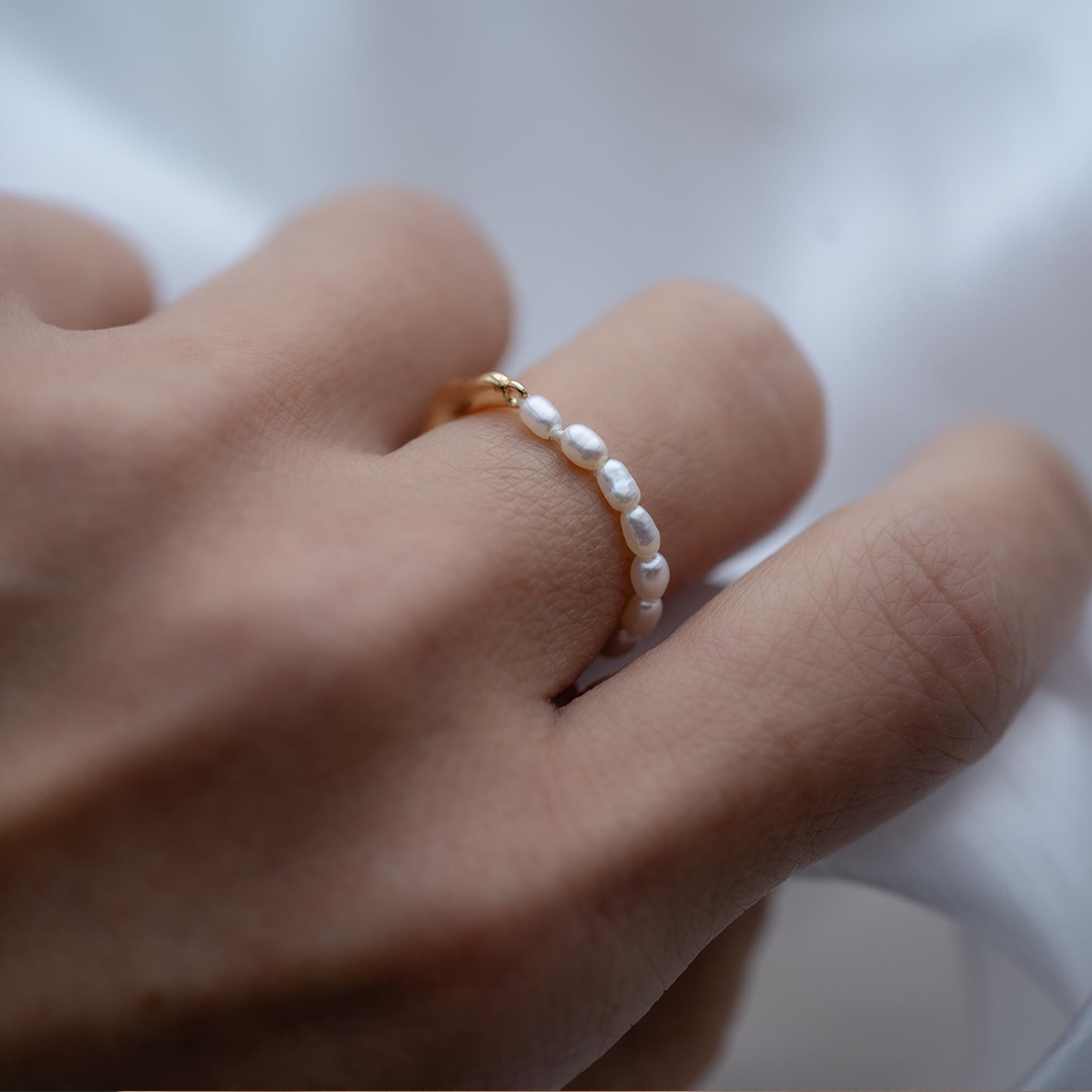 Self Love Half Baroque Keshi Pearl Ring