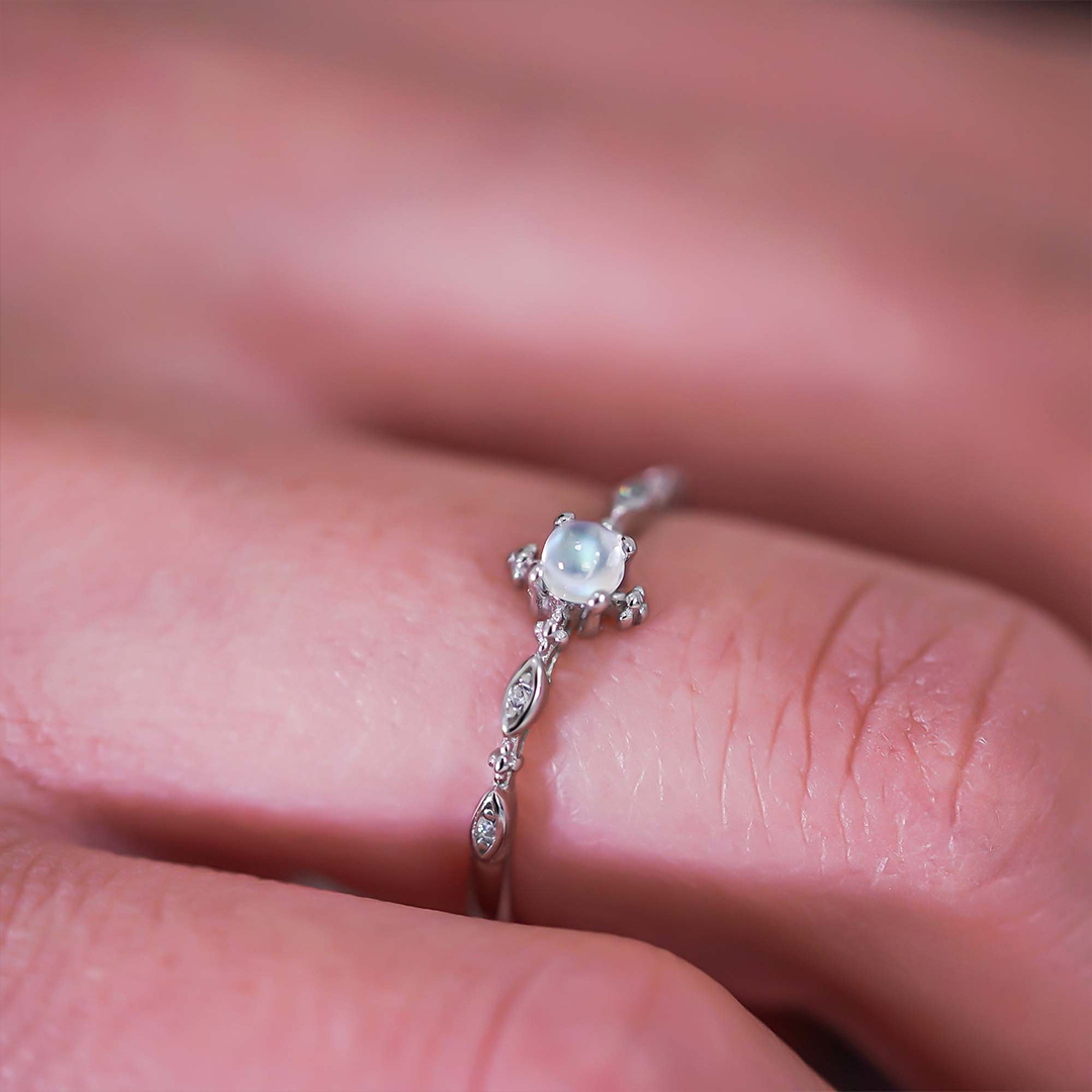 Peace Within Moonstone Ring