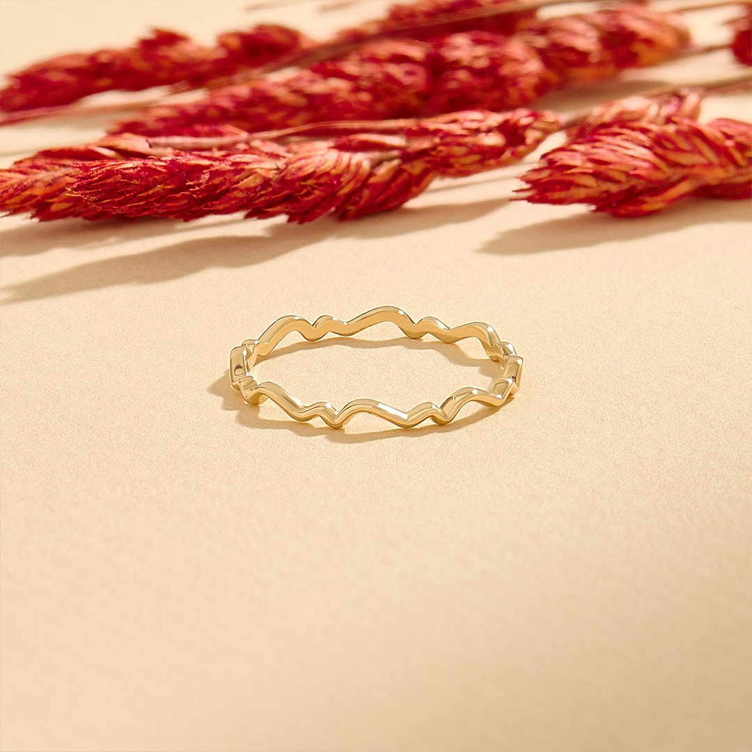 Pure Wave Circle Ring
