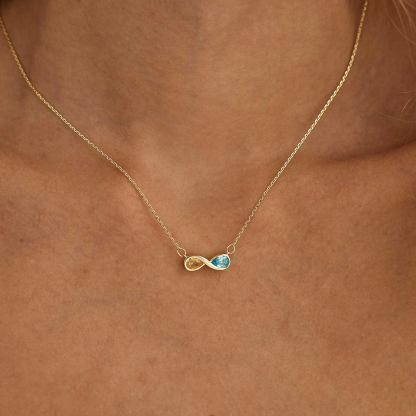 Forever Us Custom Birthstones Necklace
