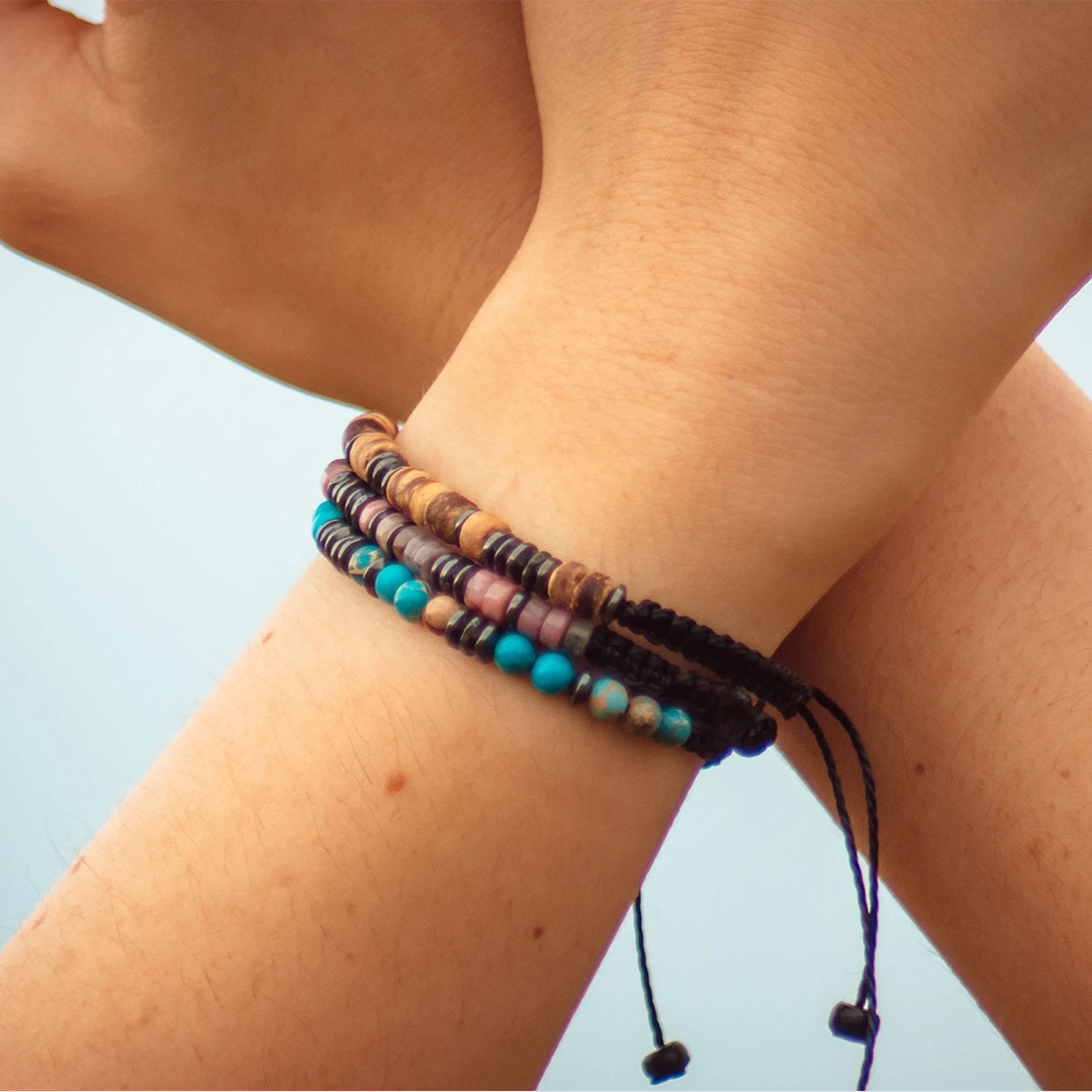 Fuck Cancer Secret Message Pink Jade Bracelet
