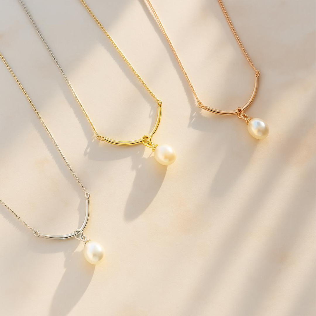 Angel’s Knot Pearl Forecer Necklace