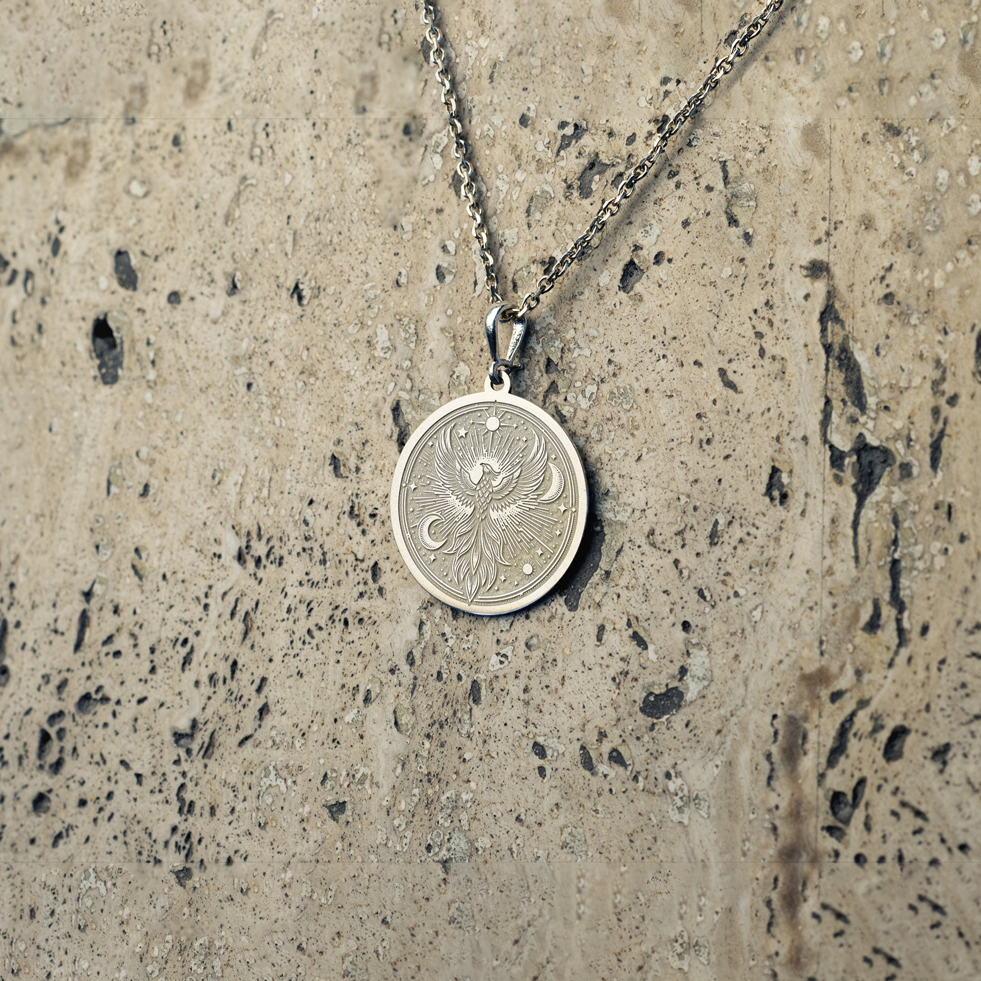 Symbol Of Rebirth Phoenix Necklace