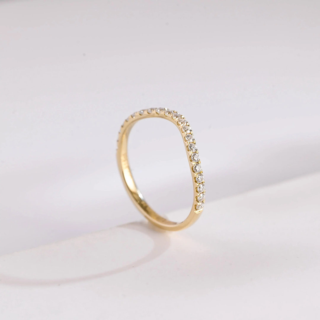 A Self-Reminder Half Eternity Ring
