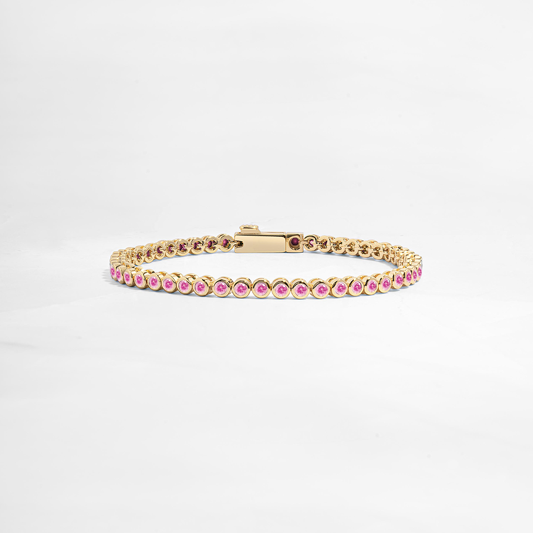 Breast Cancer Awareness Full Pink Support Bracelet