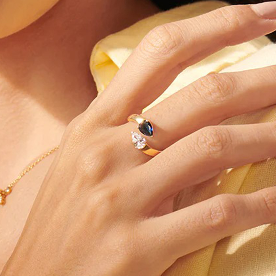 After All Soulmates Always End Up Together Open Birthstone Ring