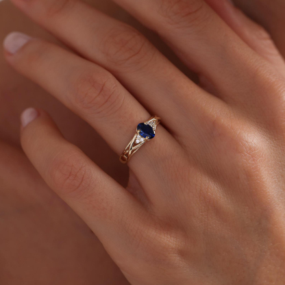 Colorectal Cancer Awareness Blue Strength Ring