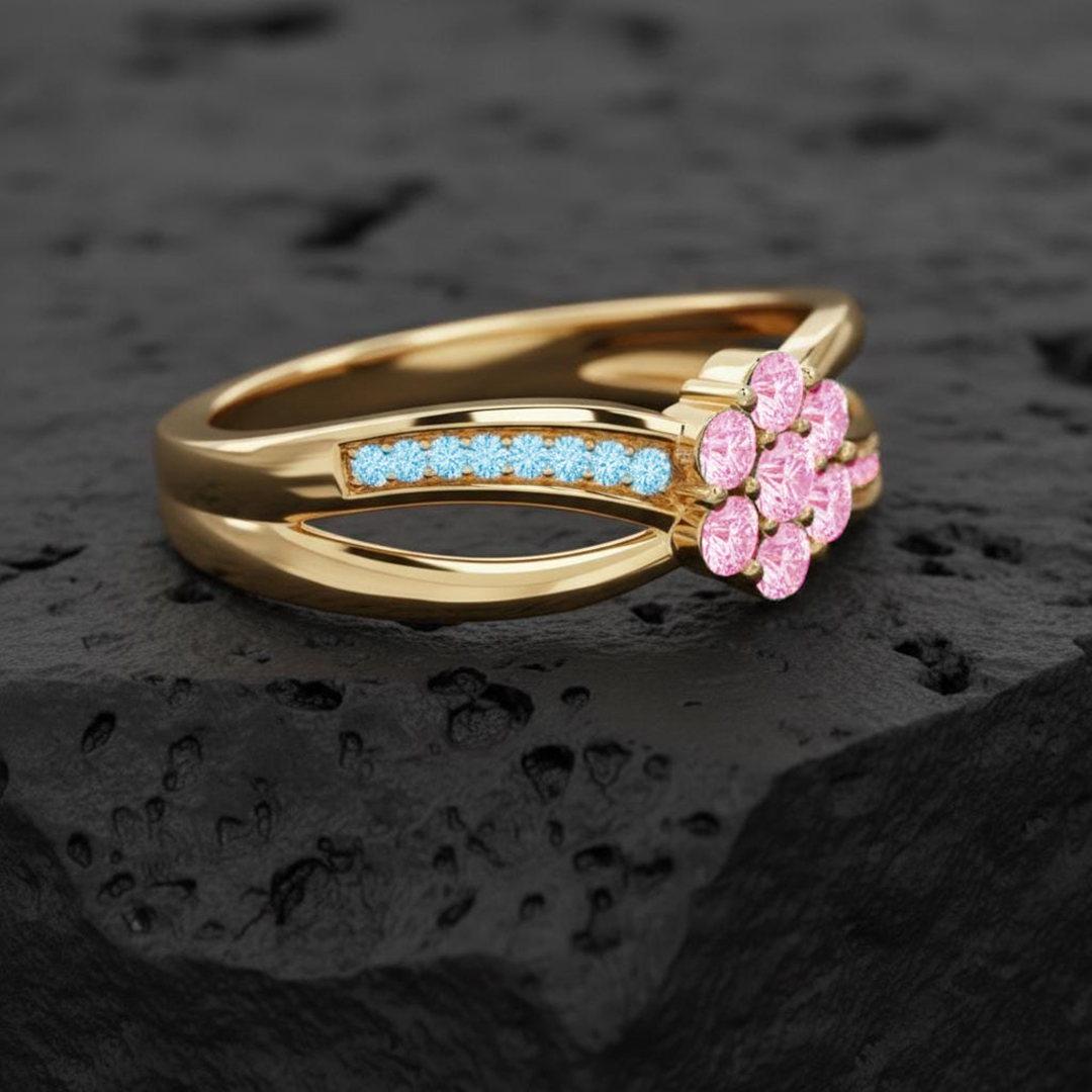 Forever My Angel Floral Ring