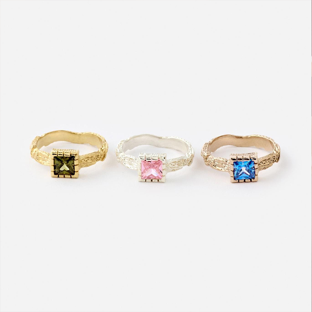 To My Mom Love You Forever Baguette Ring