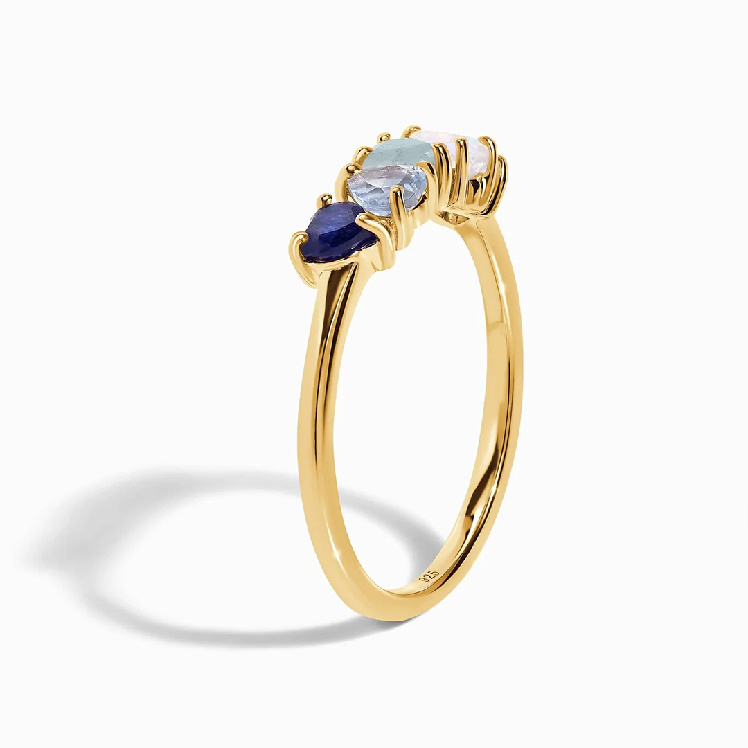 Mother’s Day Gift Forever Loved Heart Birthstone Ring